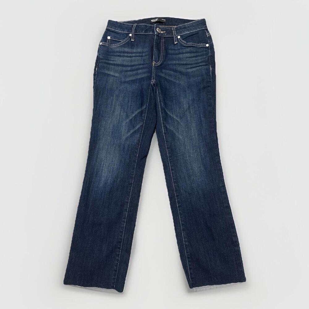 Simply Vera Wang Size 2 Straight Leg Jeans Pockets Quality Denim 27x25